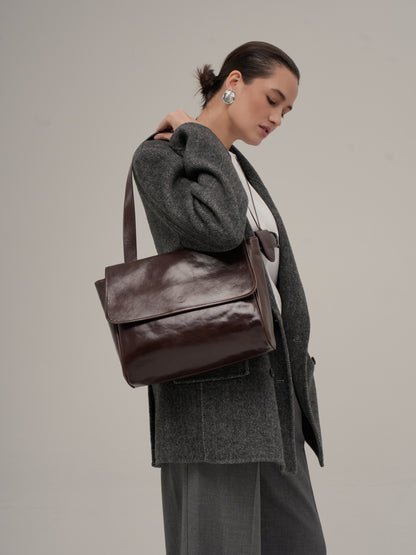 ANNA tote bag made of genuine leather