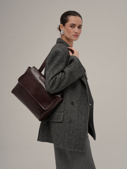 ANNA tote bag made of genuine leather