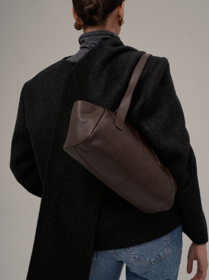 BROWNIE tote bag made of genuine leather