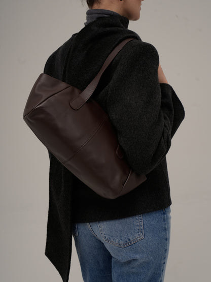 BROWNIE tote bag made of genuine leather