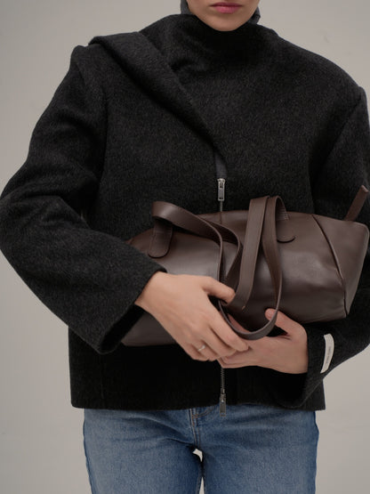 BROWNIE tote bag made of genuine leather