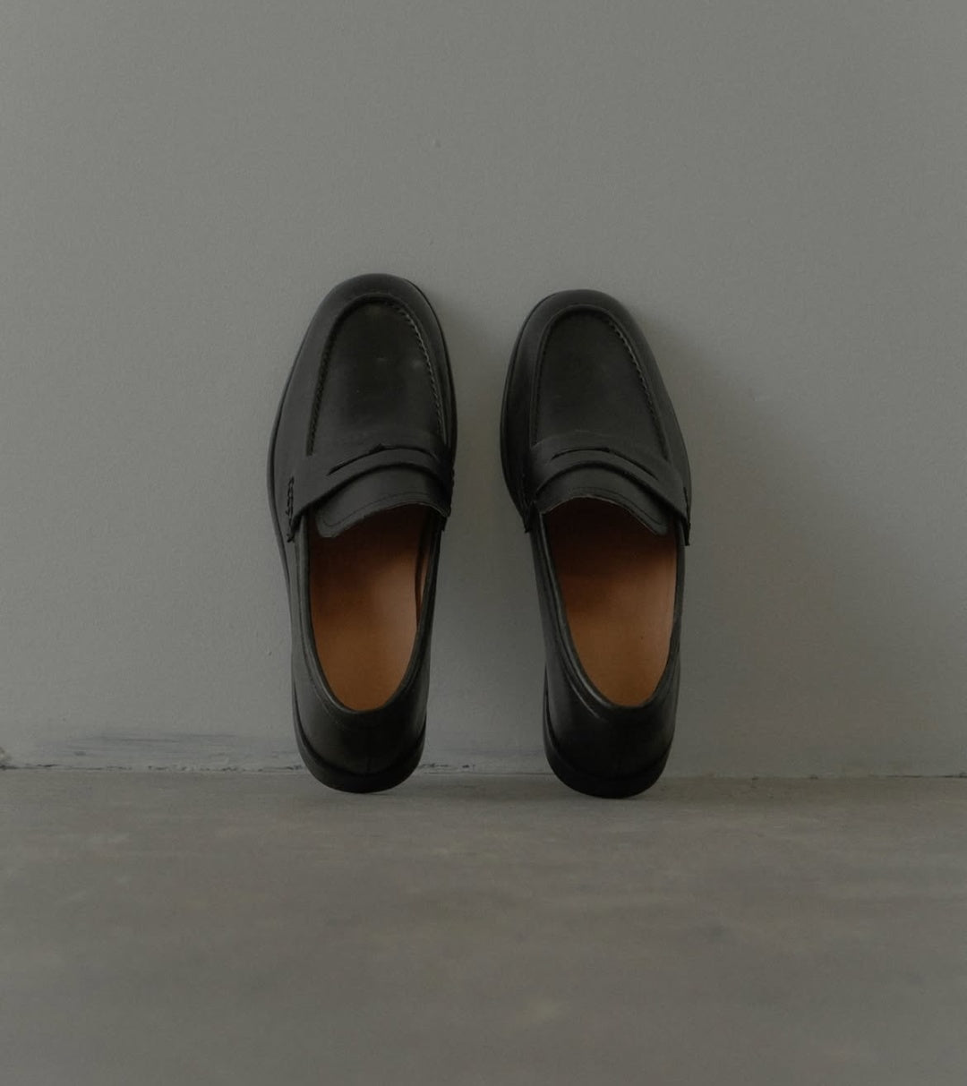 Leather loafers