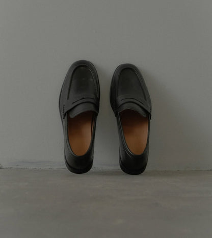 Leather loafers