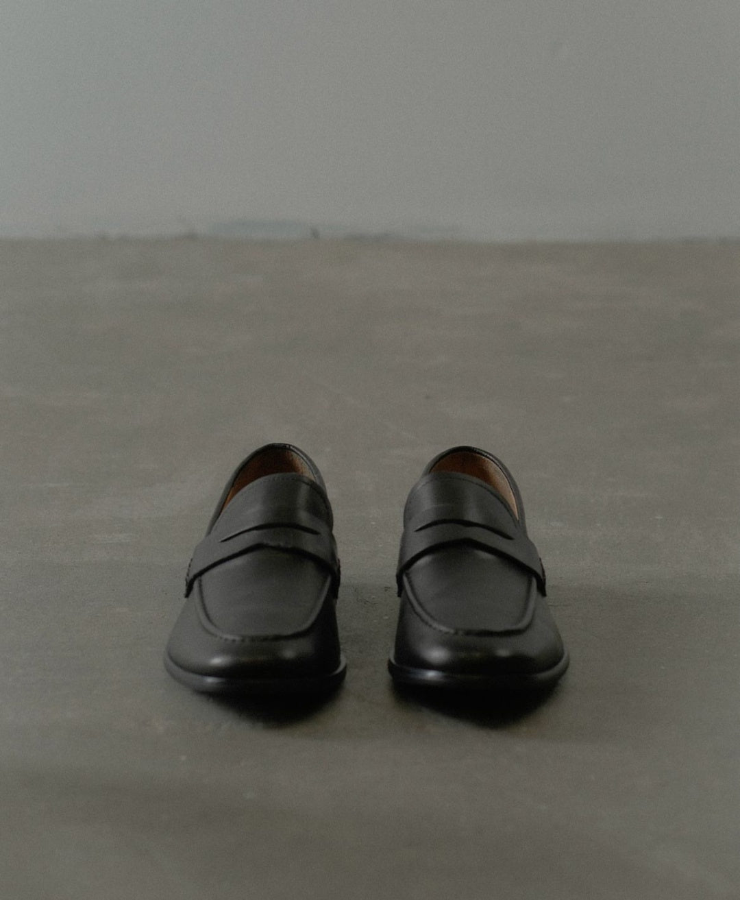Leather loafers