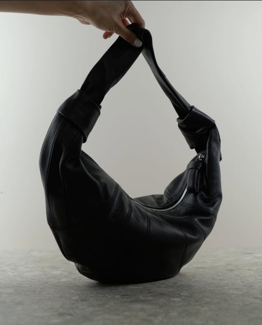 Genuine Leather Hobo Bag