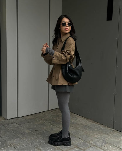 Genuine Leather Hobo Bag