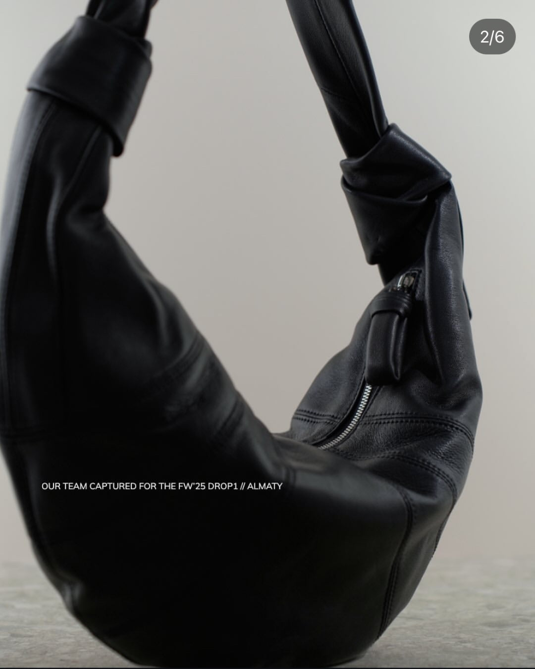 Genuine Leather Hobo Bag