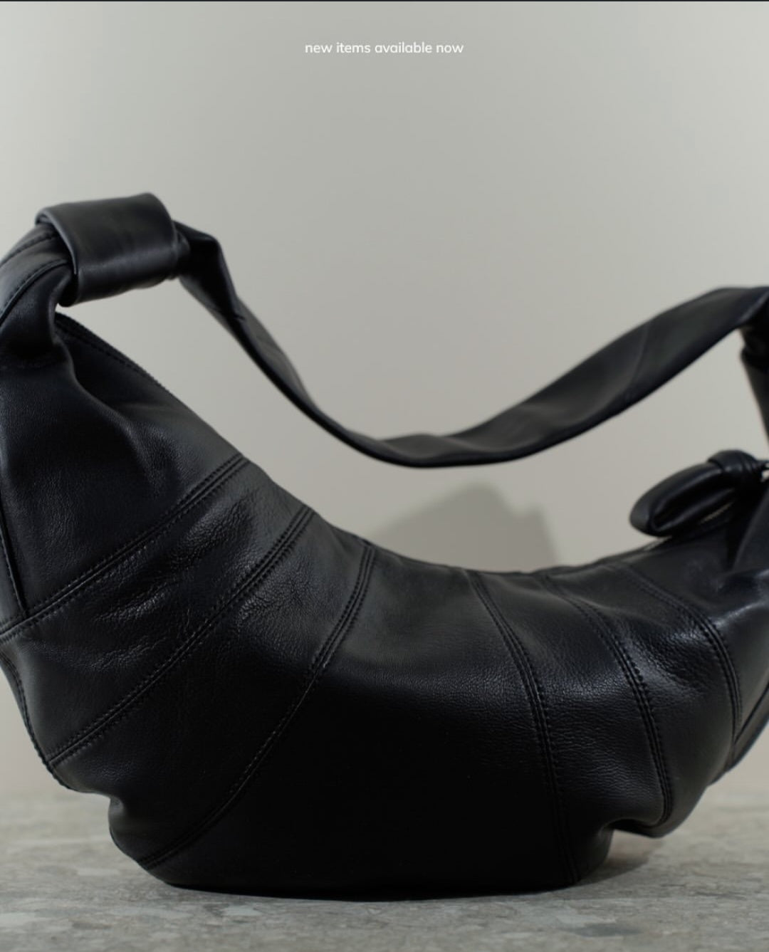 Genuine Leather Hobo Bag