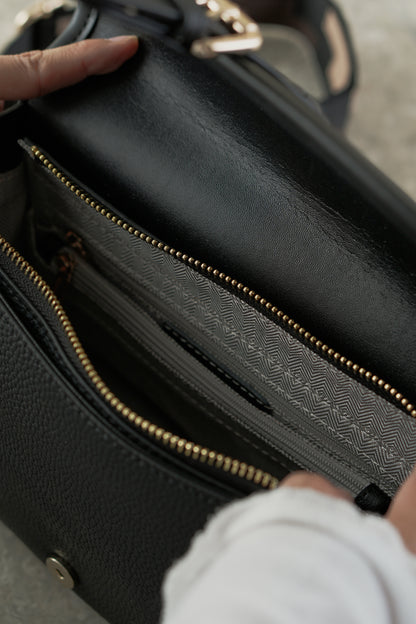 Genuine leather crossbody bag