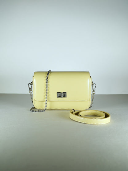 Genuine leather crossbody bag