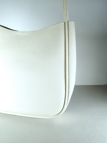 Genuine leather shopper bag