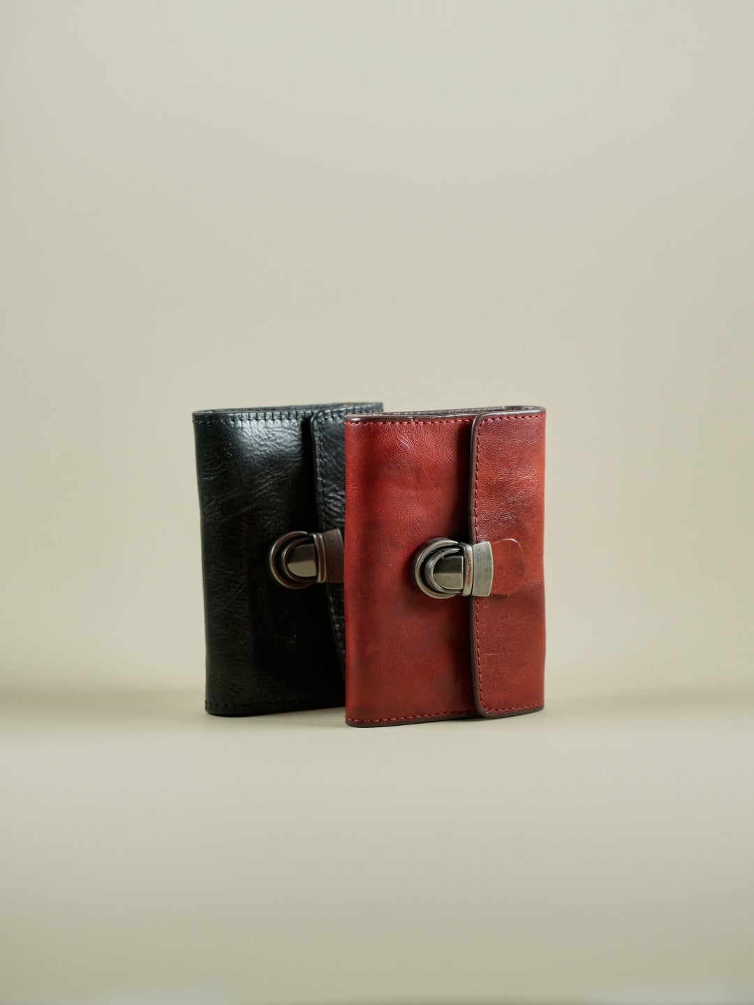 Genuine leather business card holder