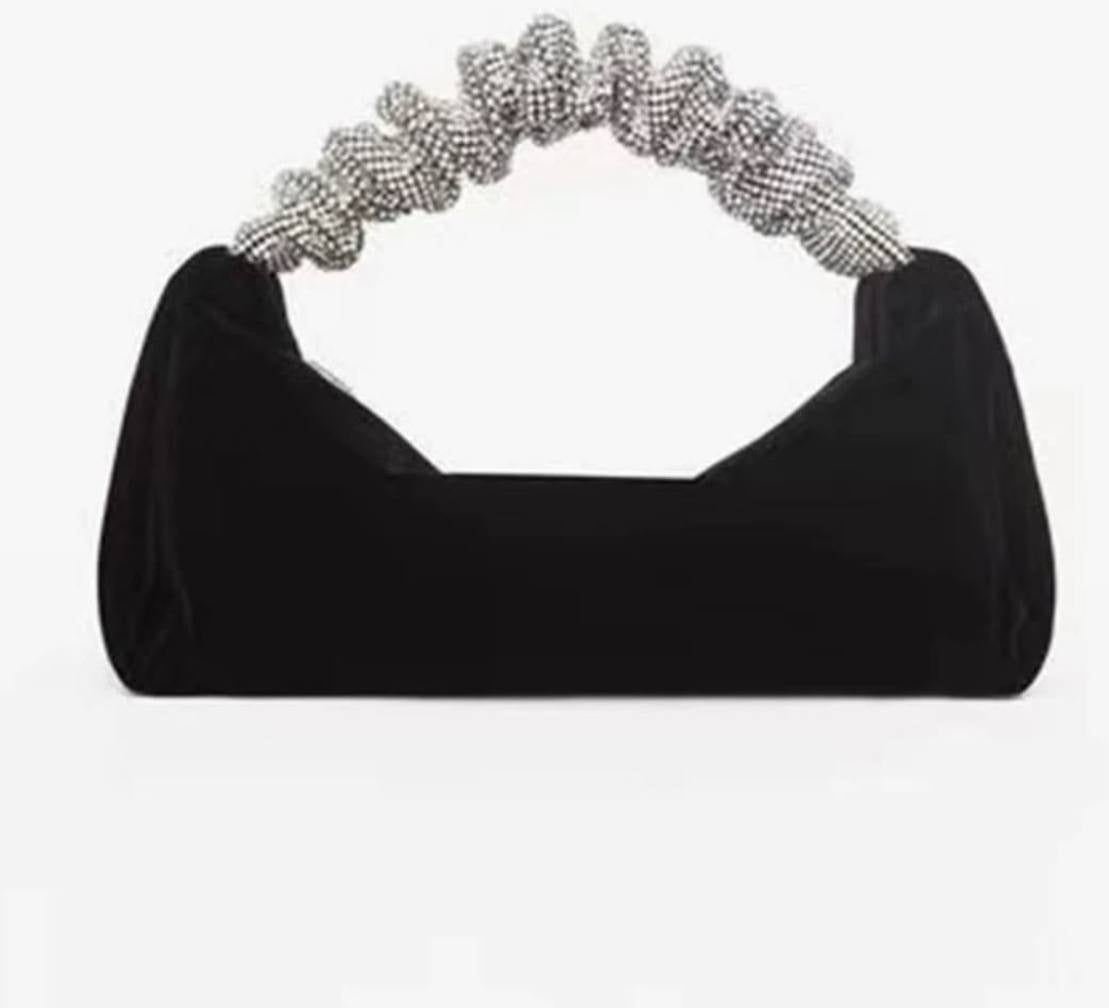 Mini bag TRUFF made of genuine velour