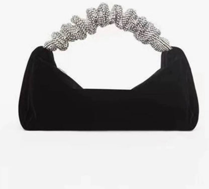 Mini bag TRUFF made of genuine velour