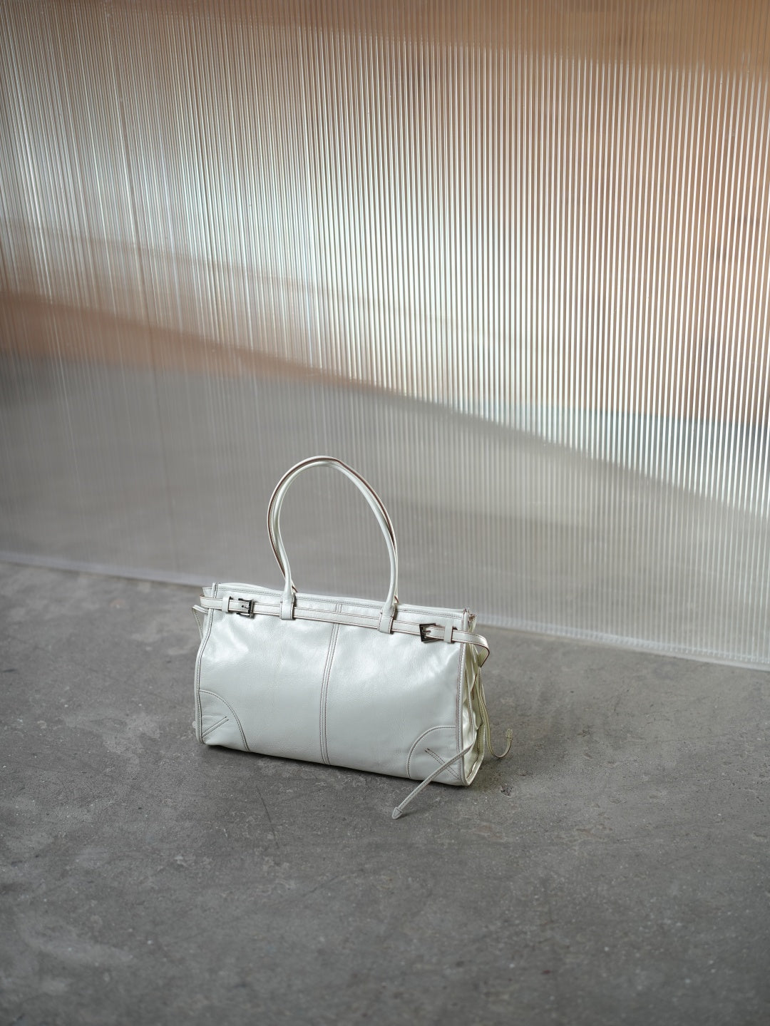 IRIS Genuine leather shopper bag