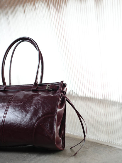 IRIS Genuine leather shopper bag