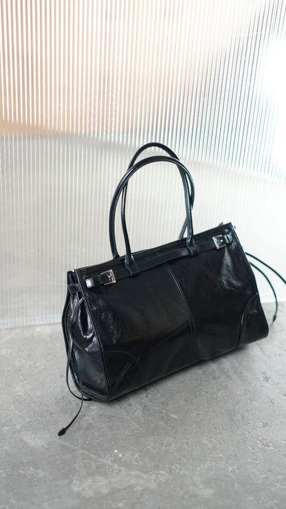 IRIS Genuine leather shopper bag