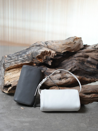 CAMELLIA genuine leather crossbody bag