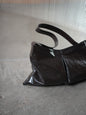 Genuine leather shopper bag