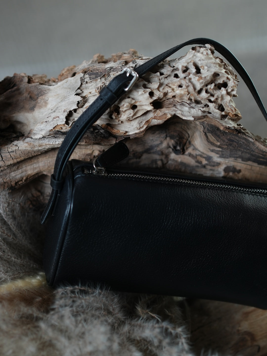 CAMELLIA genuine leather crossbody bag