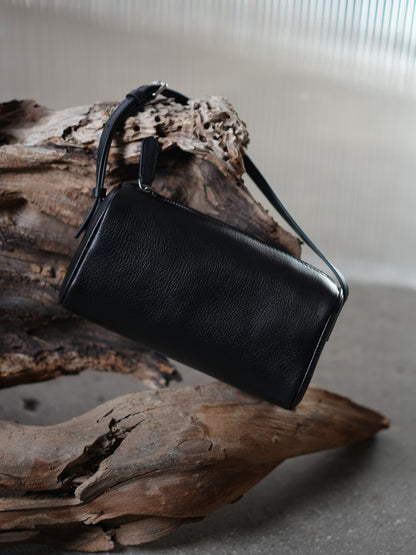 CAMELLIA genuine leather crossbody bag