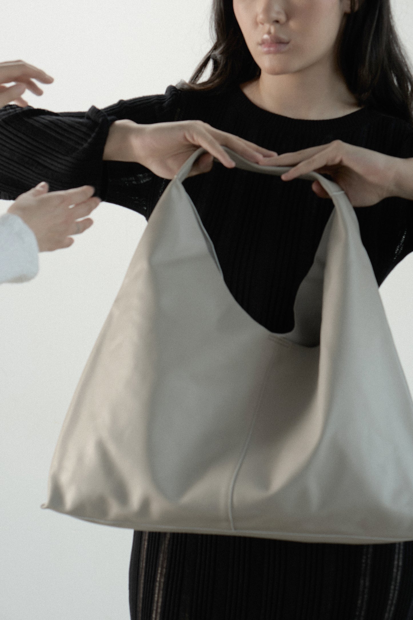 MIRANDA genuine leather shopper bag