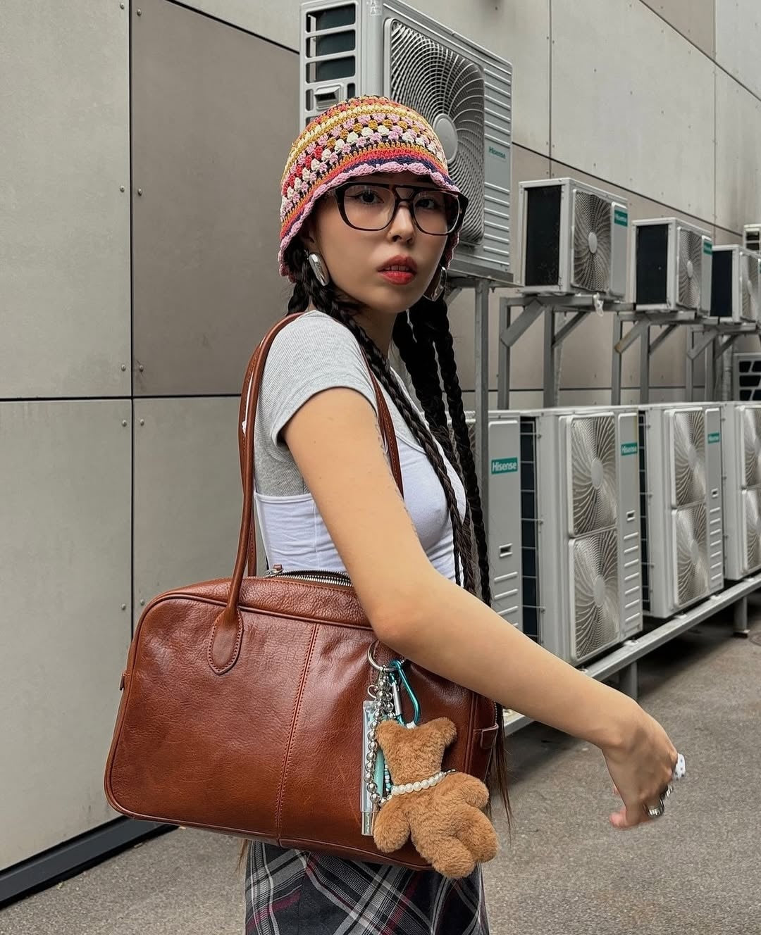 BLAIR tote bag made of genuine leather