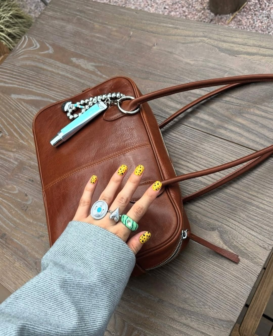 BLAIR tote bag made of genuine leather