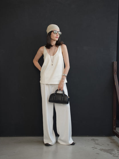 SIMONE genuine leather baguette bag