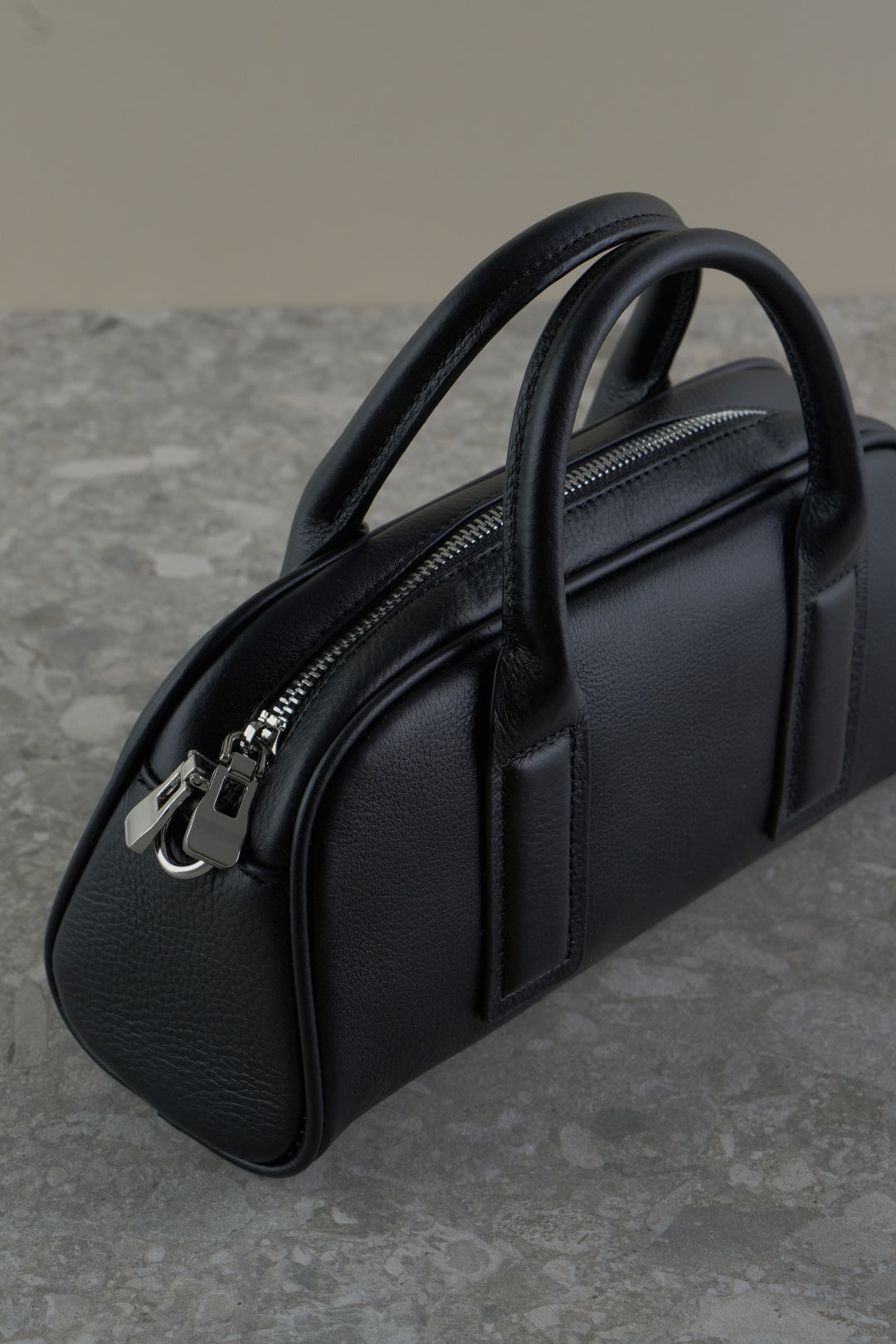 SIMONE genuine leather baguette bag