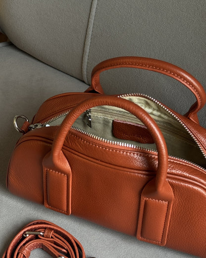 SIMONE genuine leather baguette bag