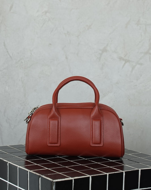 SIMONE genuine leather baguette bag