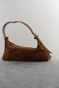 BILLIE baguette bag made of genuine suede