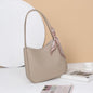 Genuine leather shopper bag