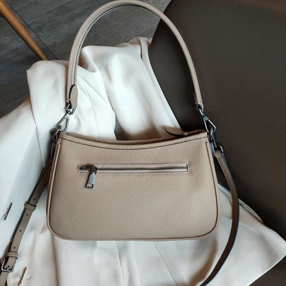 Genuine leather shoulder bag