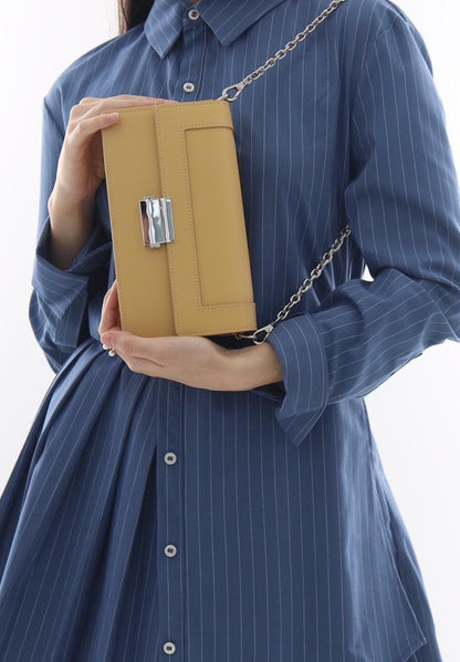 Genuine leather crossbody bag