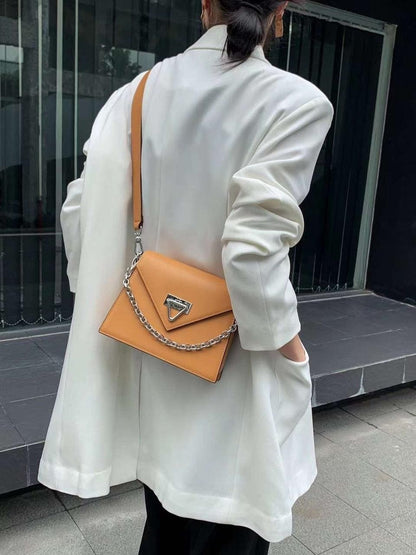 Genuine leather crossbody bag