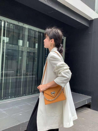 Genuine leather crossbody bag