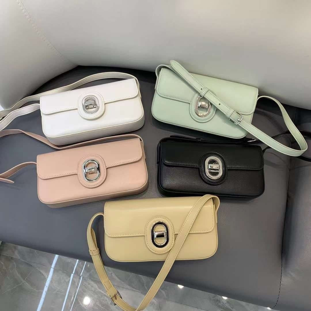 Genuine leather crossbody bag