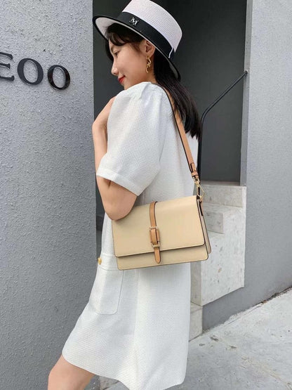 Genuine leather crossbody bag