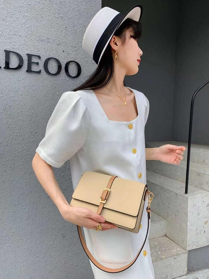 Genuine leather crossbody bag