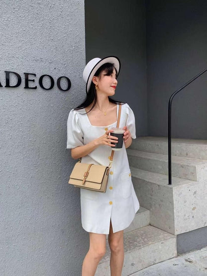 Genuine leather crossbody bag