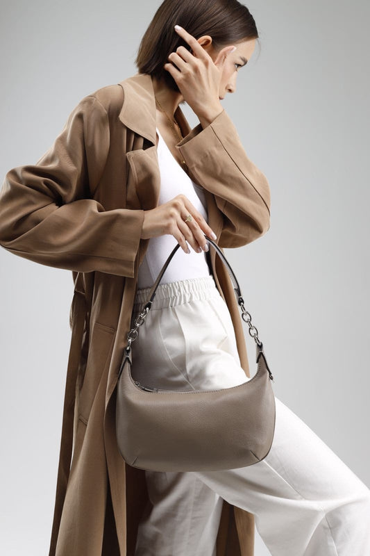 Genuine leather crossbody bag