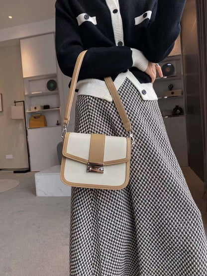 Genuine leather crossbody bag