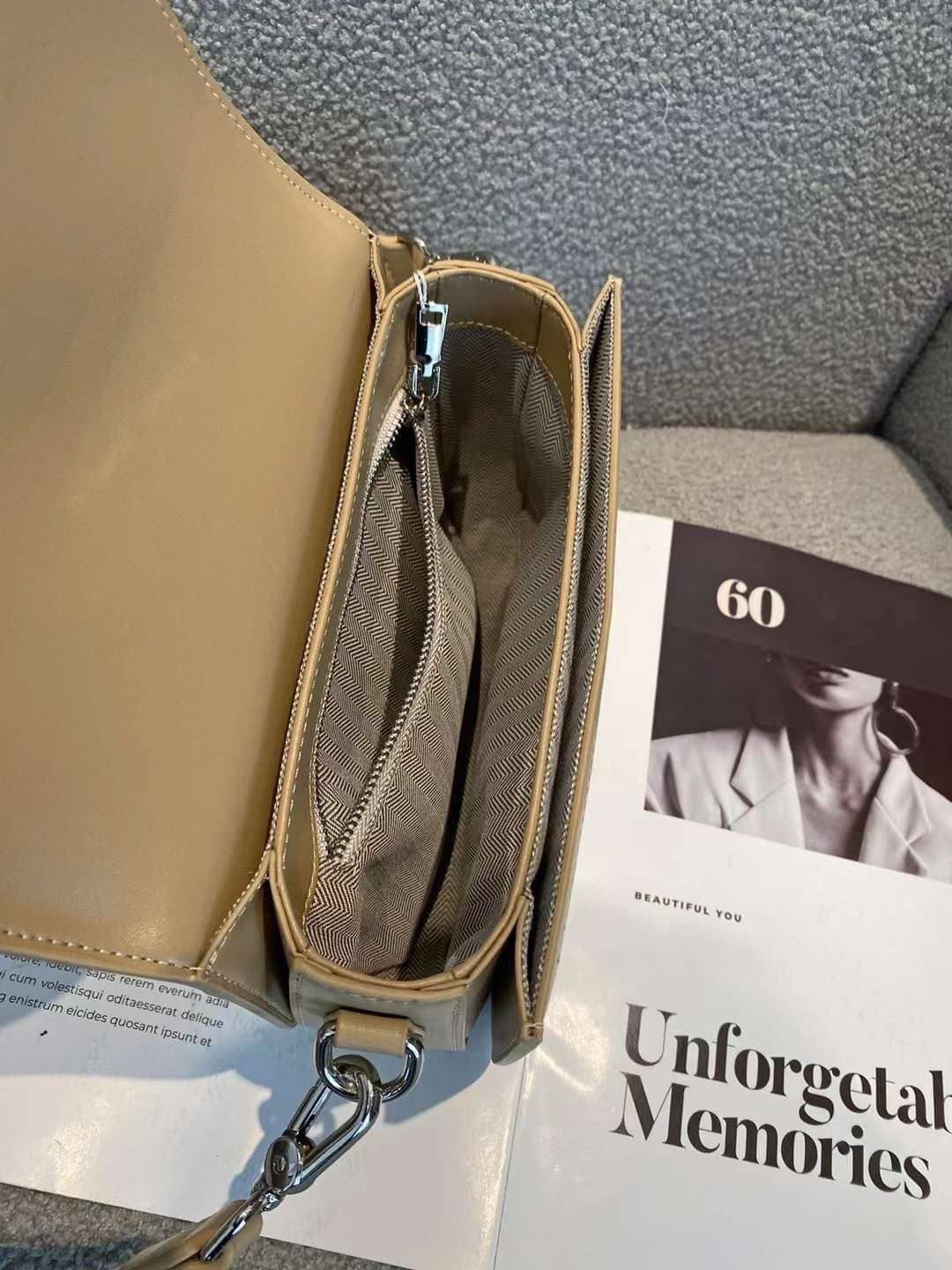 Genuine leather crossbody bag