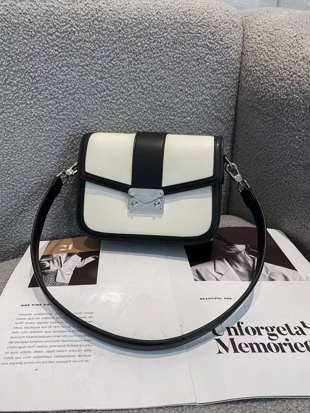 Genuine leather crossbody bag