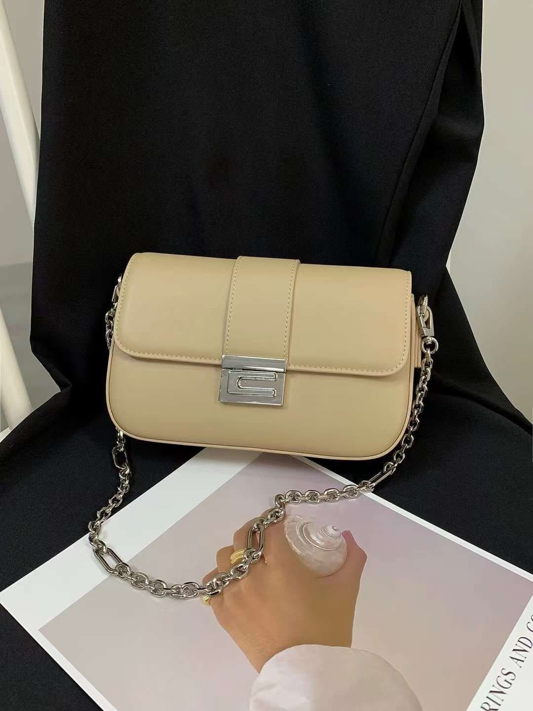 Genuine leather crossbody bag