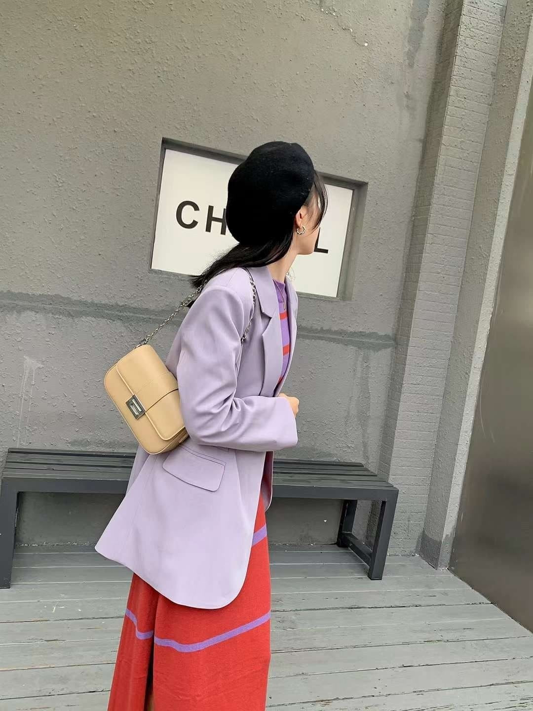 Genuine leather crossbody bag