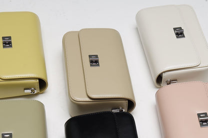 Genuine leather crossbody bag