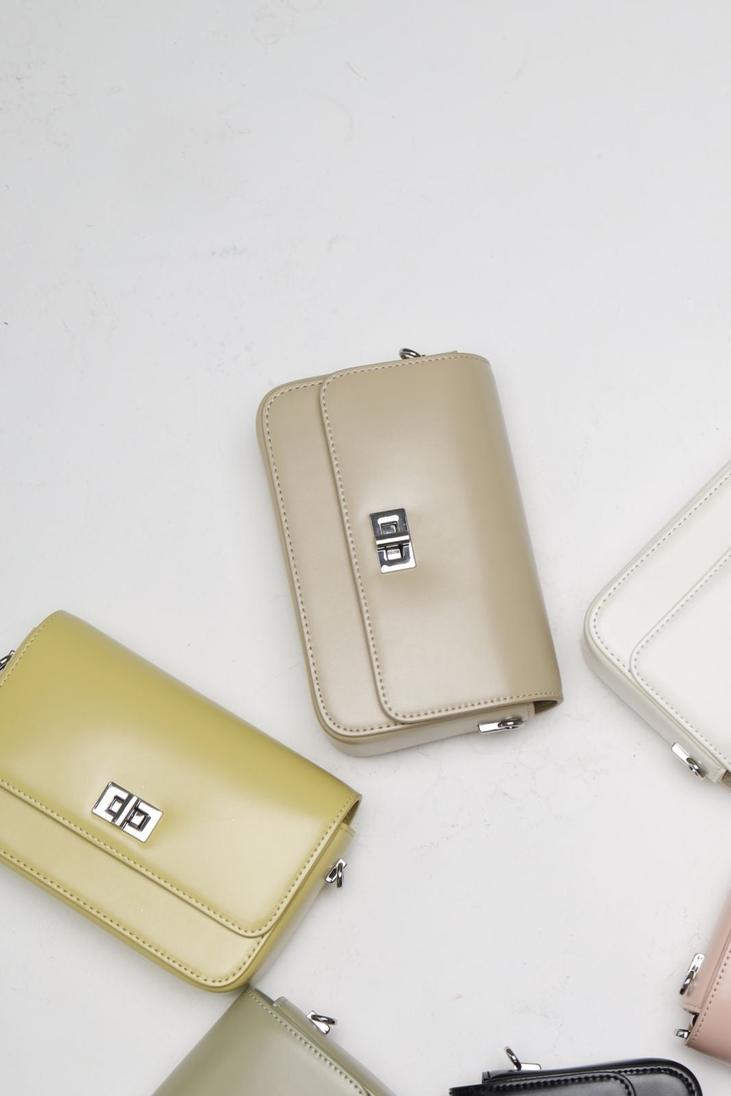 Genuine leather crossbody bag